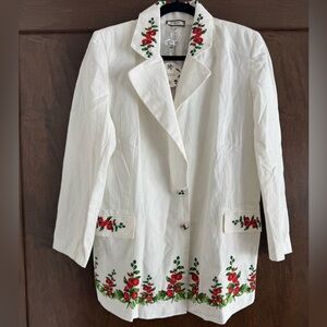 NWT Eddy Beaded Sloan Blazer x Larsen McDowell